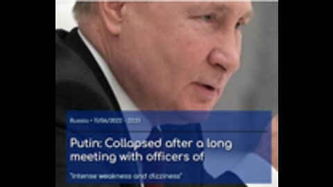 Putin Collapses After Long Meeting With Military Officers! Needed Urgent Medical Care