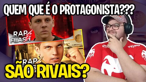 2 EM 1 REAGINDO A Rap do Robby e Falcão (Cobra Kai) | Flash Beats