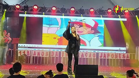 🎤 SHOW ! PAULA HIRAMA canta a música "Temos Que Pegar", tema de abertura do anime POKEMON! Confira!