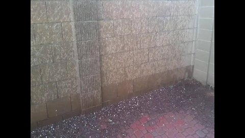 WATCH: Hail pummels house in Peoria, Arizona