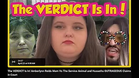 4-25-2024 Sham "The VERDICT Is In! ALR Mom Vs Service Animal and Husseths OUTRAGEOUS Claims" w chat