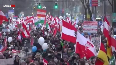 Massive protest against forced vaccination in Austria | NEWS-19