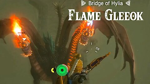 Defeating Flame Gleeok "Bridge of Hylia" - The Legend of Zelda: Tears of the Kingdom