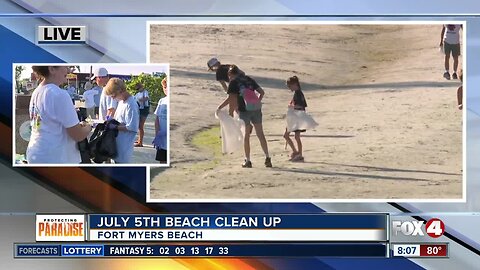 Keep Lee County Beautiful hosts beach clean-ups - 8am live report