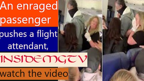 Furious passenger punches out teeth of flight stewardess ‘in row over face mask’