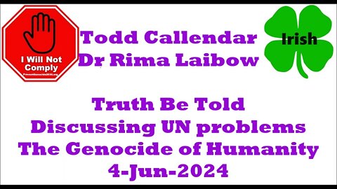 Truth Be Told Dr Rima Laibow 4-Jun-2024