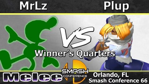 MrLz (G&W & Fox) vs. PG|Plup (Sheik) - Melee Winner's Quarters - SC: LXVI