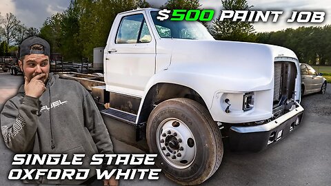 RESTORING a 1999 FORD F800 CUMMINS DIESEL in 6 Minutes!!!