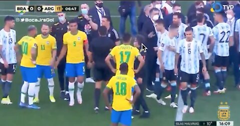 Brazil vs Argentina World Watches Major Soccer Match Stopped Mid Game Over Bogus China Virus Scare