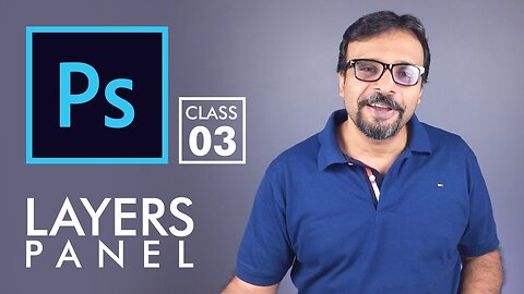 Layers Panel - Adobe Photoshop for Beginners - Class 3 - Urdu / Hindi