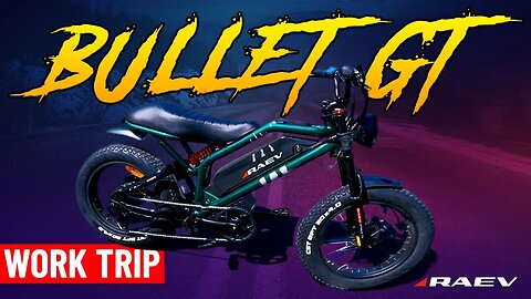 RAEV BULLET GT Single Battery RANGE test // Night Ride