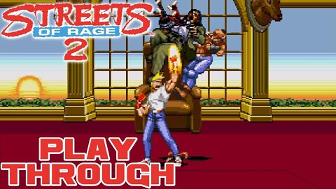 Streets of Rage 2 - Sega Genesis Playthrough 😎Benjamillion