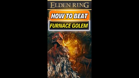 How To Beat Furnace Golem Elden Ring Shadow of the Erdtree #eldenring #gaming #shorts