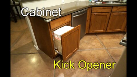 Cabinet Door Opener - Kick to Open