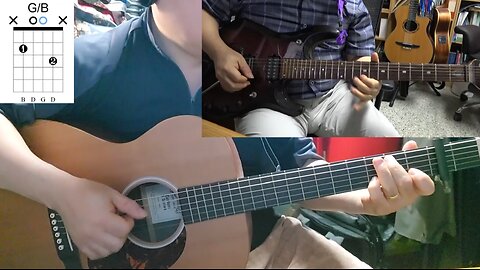 사랑이 올까요 - 변진섭, guitar backing, chord diagram, EG solo cover