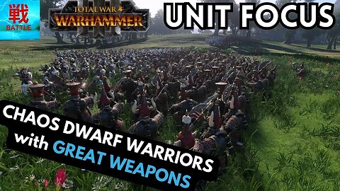 Chaos Dwarf Warrior Great Weapons - Unit Focus