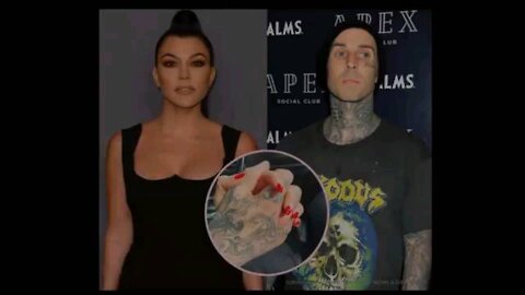 Kourtney Kardashian Wears Open Bathrobe With Travis Barker In Photo.