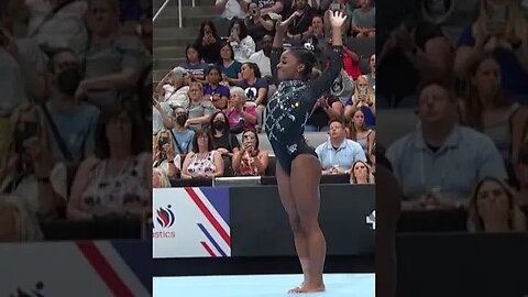 Simone Biles floor exercise slowmo 🥇 2023 Xfinity US National Championship Championships #shorts