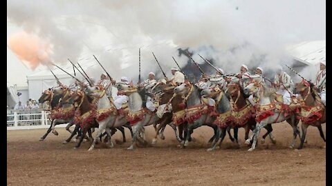 horses racing ، Moroccan traditions