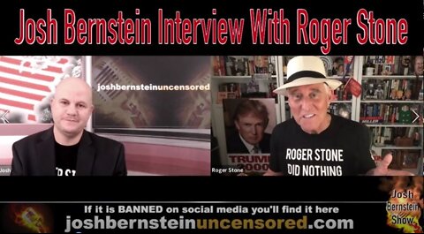 ROGER STONE TELLS ALL: HIS PRE DAWN RAID, TRUMP'S PARDON, JAN 6TH COMMITTEE, THE MID TERMS & MORE