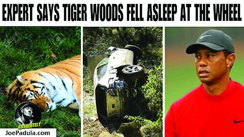 Expert says Tiger Woods Fell Asleep at the Wheel before Car Crash