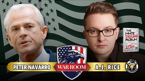 Peter Navarro Hosts War Room Special with AJ Rice – America's PR GOAT & Best-Selling Author 🔥