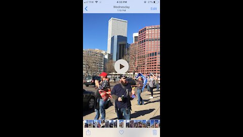 Denver Capitol Trump Rally on 1-6 #1