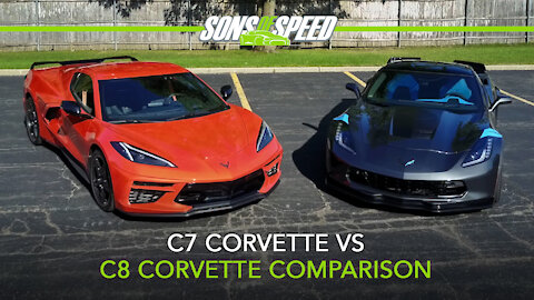 C7 Corvette vs C8 Corvette Comparison