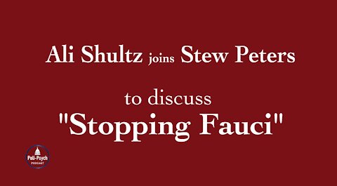 Ali Shultz Joins Stew Peters to Discuss Stopping Fauci