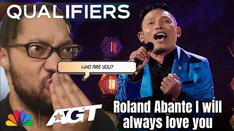 Roland Abante STUNS with "I Will Always Love You" by Whitney Houston | Qualifiers | AGT 2023[REACT]