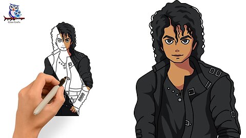 How to Draw Michael Jackson - Bad