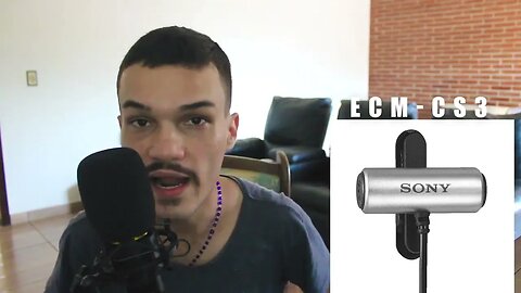 MICROFONE SONY 🎤 LAPELA ECM CS3