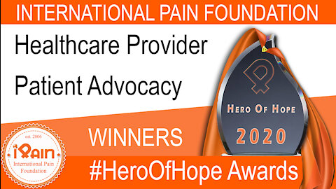 iPain Hero of Hope Awards 2020