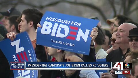 Presidential candidate Joe Biden rallies KC voters