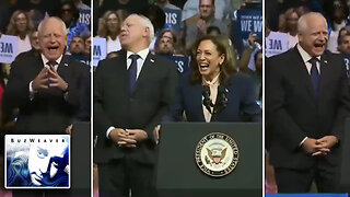 Kamala Harris Introduces VP Pick Tim Walz As He Goes Into Some Bizarre Antics