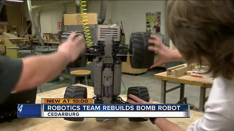 Ozaukee Sheriff's Office recruits students to fix bomb defusing robot