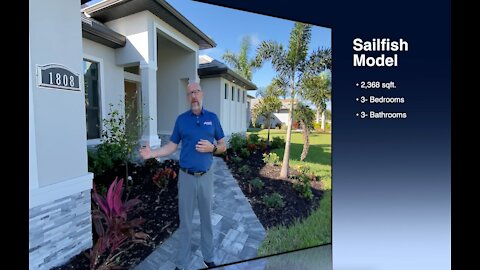 ALL NEW Sailfish Model SW Cape Coral, Florida Custom Home Construction