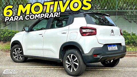 6 MOTIVOS PARA COMPRAR O NOVO CITROEN C3 FEEL PACK 1.6 AUTOMÁTICO 2023