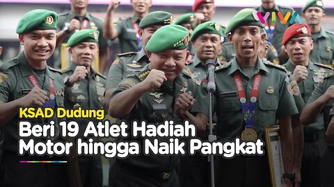 KASAD Dudung Kasih Kado Spesial Buat 19 Atlet SEA Games TNI AD