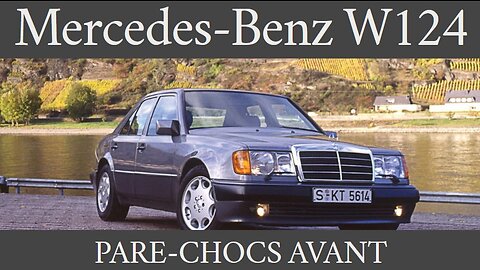 Mercedes Benz W124 - Changer, démonter le parechoc avant tutorial