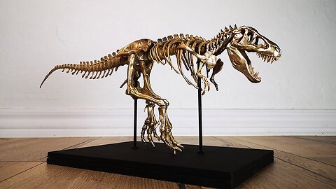 Casting T-Rex Skeleton In Aluminum Bronze - 79 Bone Pieces