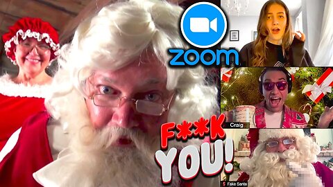 Trolling Christmas Zoom Classes...But I'm SANTA CLAUS