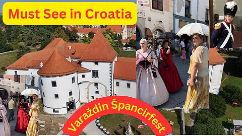 Must-see in Croatia: Varaždin Špancirfest Festival 2024 Full Walk Tour #POV #4K