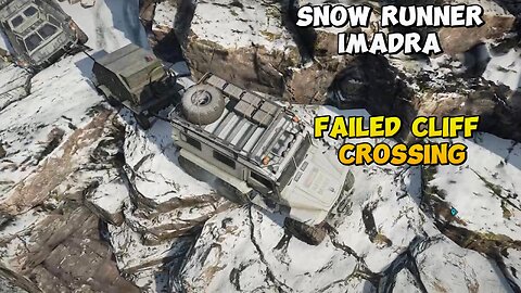 Snow Runner Failed Cliff Crossing