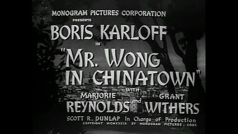 Mr Wong in Chinatown (1939) starring Boris Karloff