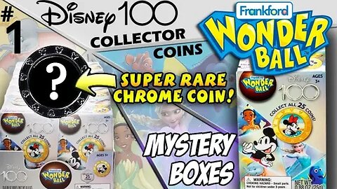 Wonderball Mystery Collector's Coins! SUPER RARE Unboxed! (Disney 100)