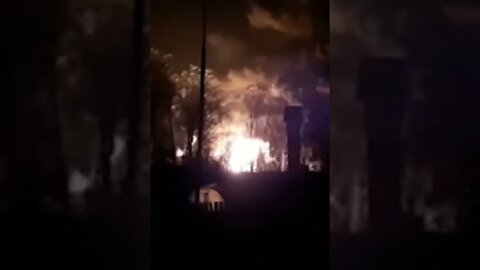 The fire localized eliminated on oil tanks in the Bryansk region, the cause of the fire drone attack