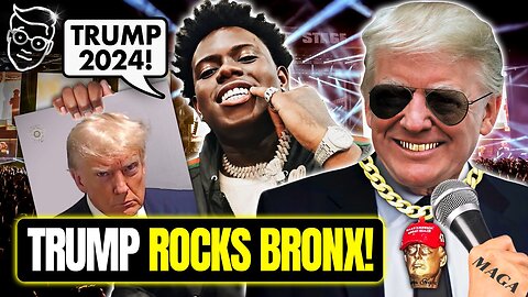 Trump SHOCKS World, Brings Famous Rappers Onstage At Bronx Rally, Asks For A GRILL | Crowd ROARS 🎤🔥