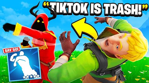 I Trolled Him With NEW “Say So” TikTok Emote.. (Fortnite)