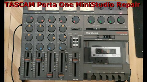 TASCAM Porta One MiniStudio Full Repair Video Lo-Fi